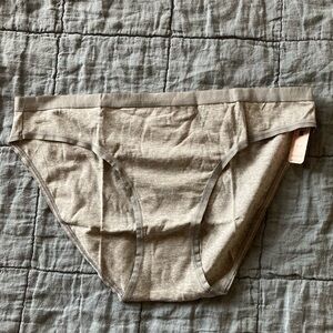 NWT Victoria's Secret Gray Bikini Panties